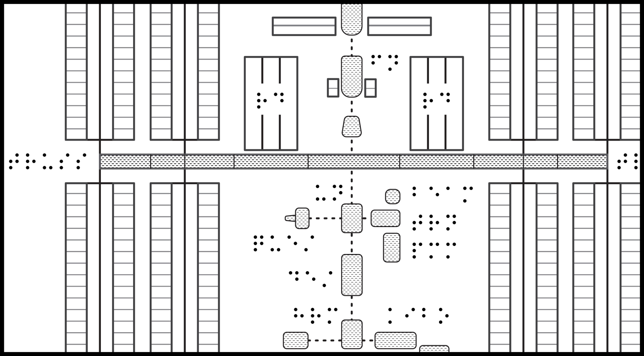 International Space Station with braille labels.