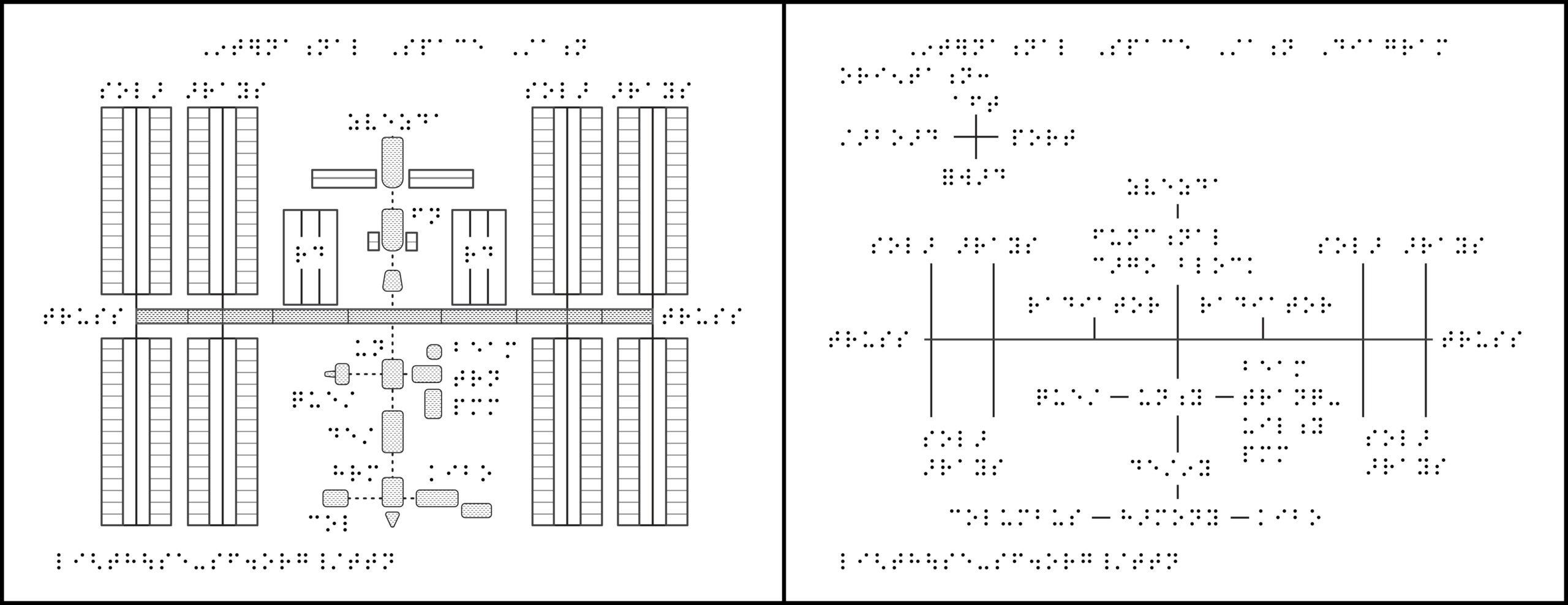 side-by-side graphic and diagram