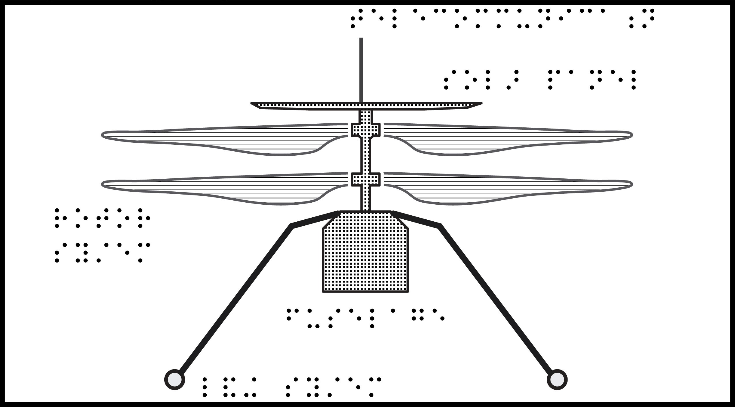 Mars helicopter tactile graphic