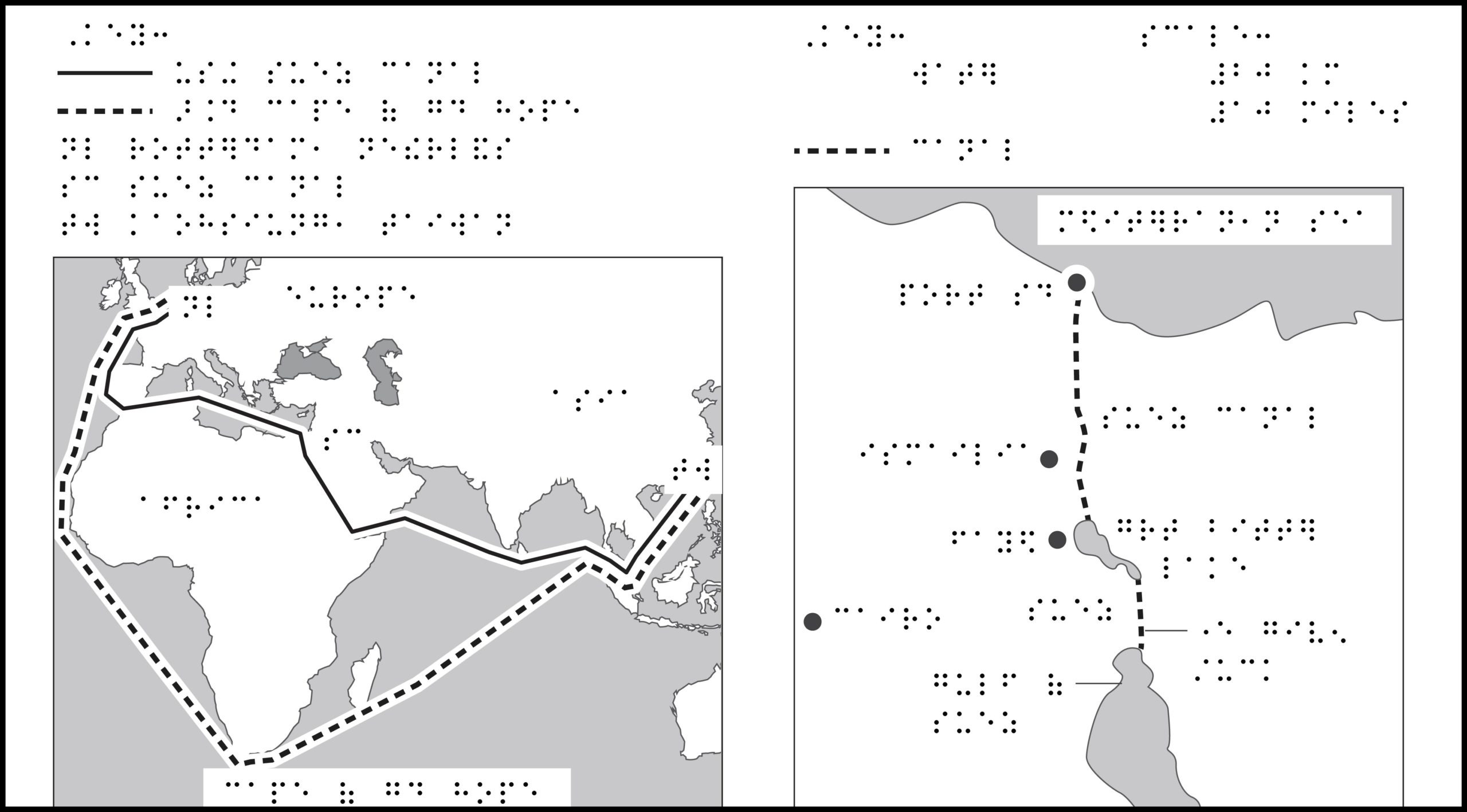 two maps of Suez Canal