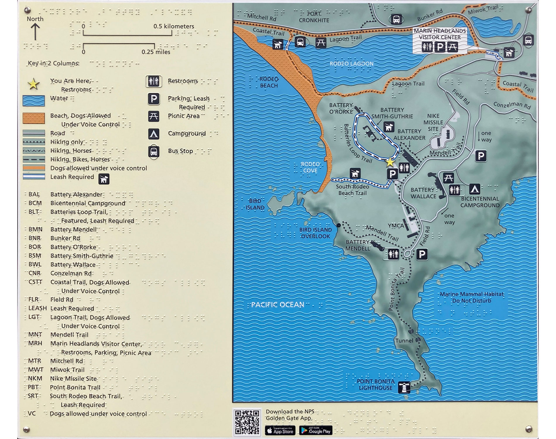 GGNRA Trailhead Maps - LightHouse MAD Lab